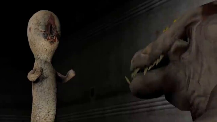 SCP-682 VS SCP-173 [SFM]