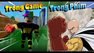 Roblox - Sự Khác Nhau Giữa Trong Game Và Trong Phim - One Punch Man : Destiny