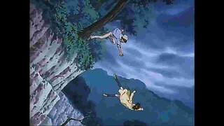 Kazuha Save Hatori from Falling down over MOUNTAIN