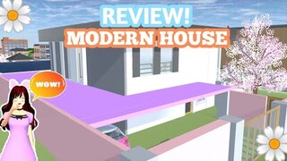 🌼REVIEW MODERN HOUSE🌼SAKURA SCHOOL SIMULATOR