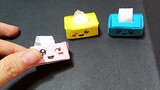 Cách làm hộp giấy ăn mini siêu dễ thương / Đồ chơi mini cho bé