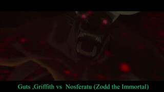 Berserk : TGAAM Edition 2022: Guts ,Griffith vs  Nosferatu (Zodd the Immortal)