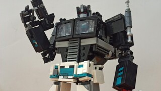 It took a month to finally finish the finished product, Transformers Scourge MOC
