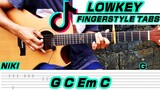 Lowkey - niki (Fingerstyle guitar) Tabs + Chords + Lyrics
