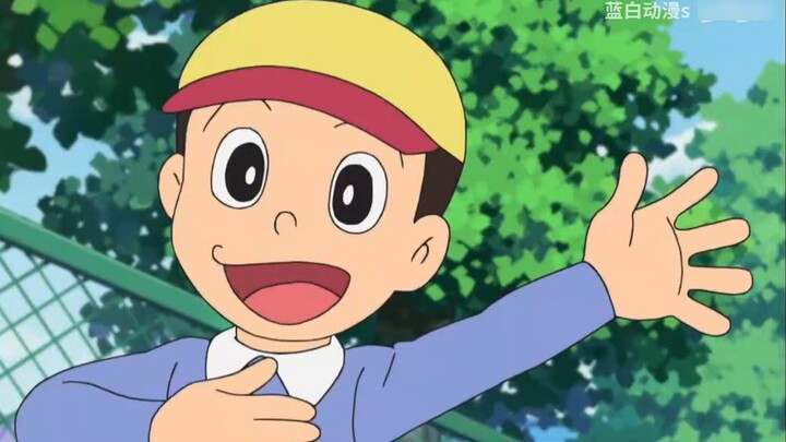 Doraemon: Nobita wears a thousand-pin badge to dominate April Fool's Day, and Shizuka becomes a thie