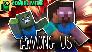 Monster School : AMONG US ZOMBIE MODE - Minecraft Animation