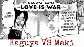 Kaguya Shinomiya VS Maki Shijo | Kaguya Sama Capitulo #263
