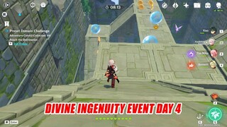 Divine Ingenuity Event Day 4 Gameplay Guide - The Exit's Up There | Genshin Impact