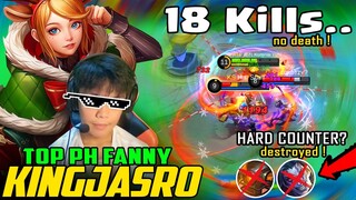 TOP FANNY NANG PINAS DI MAPIGILAN... KINGJASRO LANG MALAKAS | TOP 1 GLOBAL FANNY S17 ~ MLBB