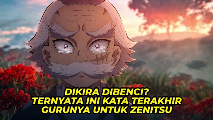 MENGUTUK DIRI SENDIRI KARENA PENYESALAN😱🔥KATA TERAKHIR GURUNYA BIKIN ZENITSU KAGETT