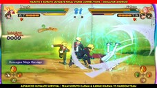 TEAM KARMA VS TEAM UCHIHA FAMILY - NARUTO STORM CONNECTIONS ANDROID GAMEPLAY
