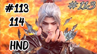 BTTH || S05 || EP 113-114 || AI HINDI DUBBED || Xiao Yan 🆚 Protector Wu And Ice River Valley ||