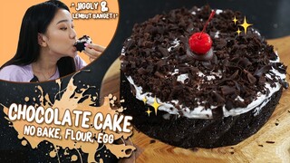 BIKIN KUE COKLAT 3 BAHAN, TANPA OVEN, TEPUNG, DAN TELUR! GAMPANG BANGET!