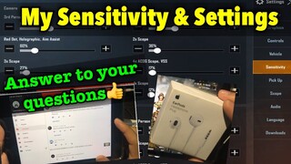 Setting and Sensitivity | IPAD MINI 5 | PUBG MOBILE