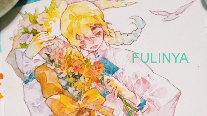 วาดภาพ|ขั้นตอนการวาดสีน้ำ