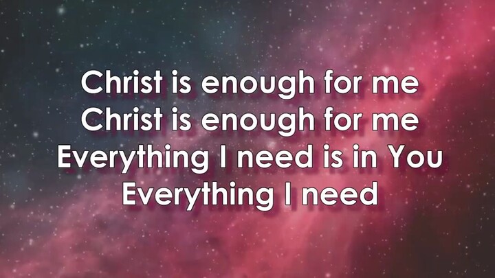 christ is my reward