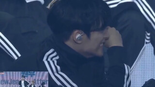 Wonwoo danced the entire "Attention" routine—there's a little puppy in the front row who's about to 