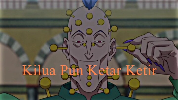 Killua pun ketar ketir 🤣killua juga jadi trauma sama kk nya