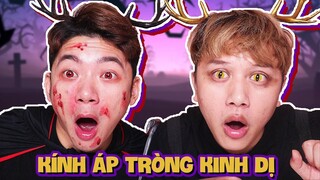 LẦN ĐẦU THỬ ĐEO 4 LOẠI KÍNH ÁP TRÒNG KINH DỊ HALLOWEEN!!