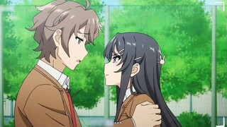 Animasi|Rascal Does Not Dream of Bunny Girl Senpai-Mai Sakurajima Imut