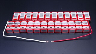 EXPERIMENT - How to Make 220V Battery with 9V battery