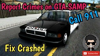 Paano mag Report ng Krimen sa Police sa GTA RRPS Server? 👮 Fix 🔧 Crashed!