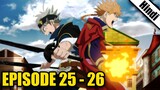 Black Clover Episode 25 and 26 in Hindi