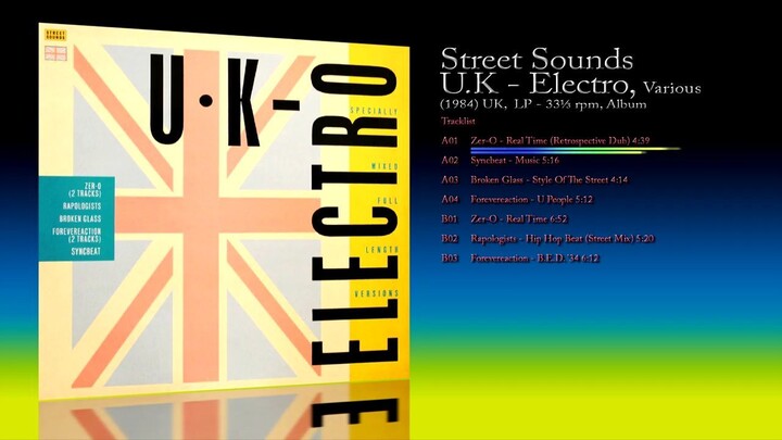 Street Sounds U.K - Electro (1984) Various [LP - 33⅓ RPM]