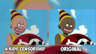 One Piece censoring comparison