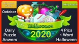 4 Pics 1 Word - Halloween - October 2020 - Daily Puzzle + Daily Bonus Puzzle - Answers - Walkthrough
