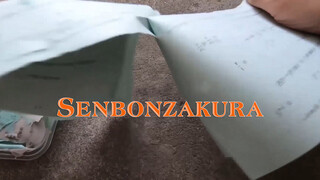 ใช้กระดาษสอบฉีกเป็นเพลงSenbonZakura [เวอร์ชั่นรีเมค] 