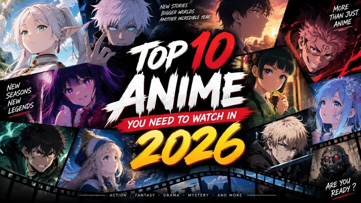 Top 10 Anime you need to watch in 2026 | Part 1