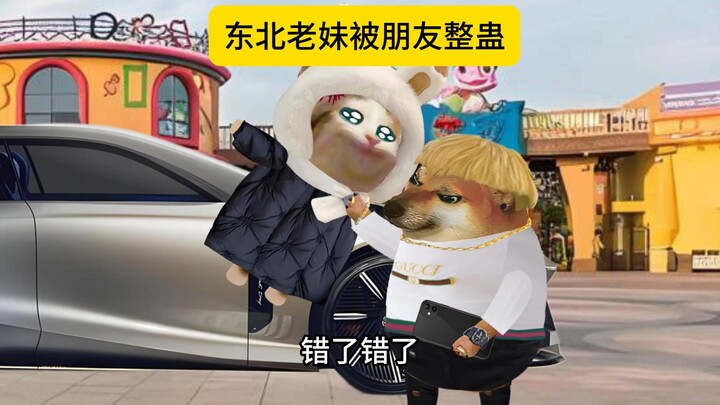 东北老妹被朋友摆了一道~~