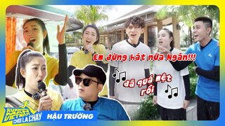 "Thiên tài âm nhạc" Thúy Ngân hát trật nhịp bất chấp làm Isaac sợ hãi HẬU TRƯỜNG CHƠI LÀ CHẠY TẬP 12