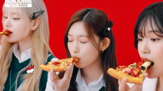 【IVE】إعلان دعائي جديد لبيتزا بان جون لعام 2024!