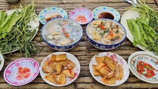 Chịu Sao Nổi Với Món Khô Cá Dứa Ngào Giấm Đường Canh Chua Bắp Chuối| TKQ & Family T788