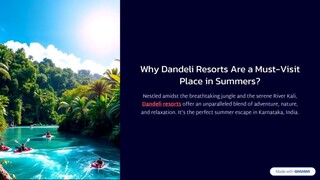 Why Dandeli Resorts Are a Must-Visit Place in Summers?