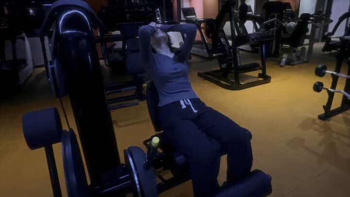 当你第一次练腿