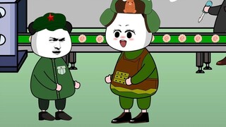 Damao: Tôi cũng làm bộ binh cơ giới! Anh Long: Bộ binh của anh là bộ binh lừa điện!