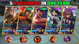 5 CONTENT CREATOR IN ONE TEAM! KATSUO + LANCEE LOTT + INSECTION + GELYE + MIZAKI = ?