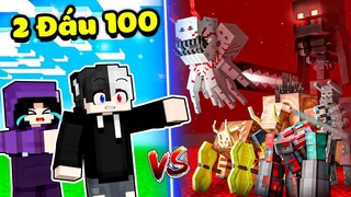 Ruby Và SIRO Thử Thách 24h CHIẾN ĐẤU VỚI QUÁI VẬT HUYỀN THOẠI Trong Minecraft !?