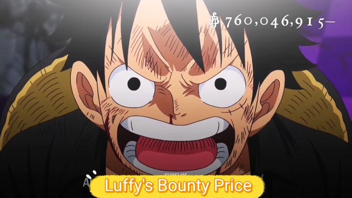 Perjalanan Bagaimana Bounty Luffy Bertambah