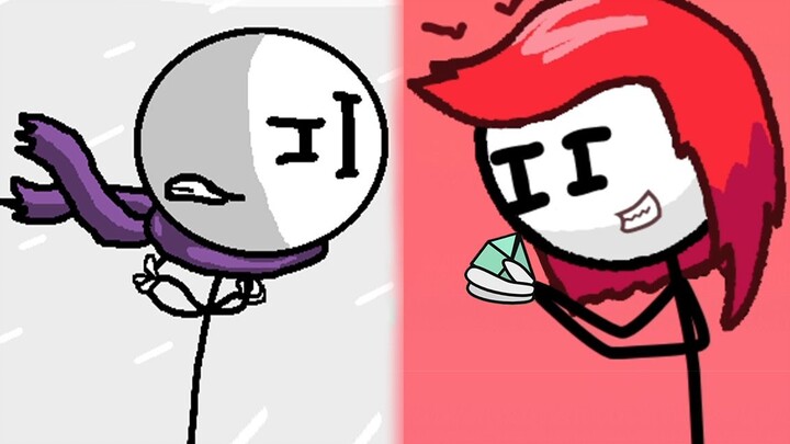 【Serial Luar Biasa Henry Stickman】Cerita Latar Belakang Ellie? Bertahan dari Badai Salju! Penghormat