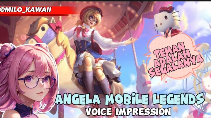 VOICE IMPRESSION ANGELA MOBILE LEGENDS || DUBBING VERSI BAHASA INDONESIA || TWINKAWAII OFFICIAL