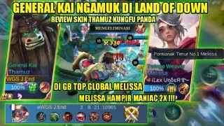 REVIEW SKIN GENERAL KAI - THAMUZ | DI GB TOP GLOBAL MELISSA (@iLex Under ) | Tutor Retry Dek