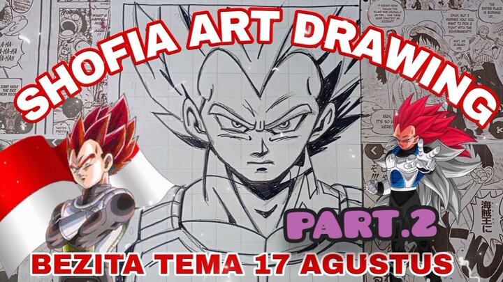 drawing Bezita tema 17 Agustus