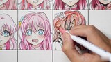 12 gaya berbeda untuk menggambar anime? !