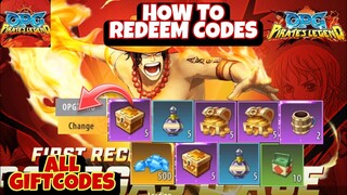 OPG Pirates Legend All Giftcode - How to Redeem Code // OPG Pirates Legend Free 4 Code