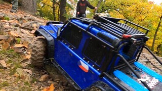 ⚠️RC CAR EXPEDITION⚠️ KRCSKY LES #9 -TRX4 Defender, Blue, rock 3/3