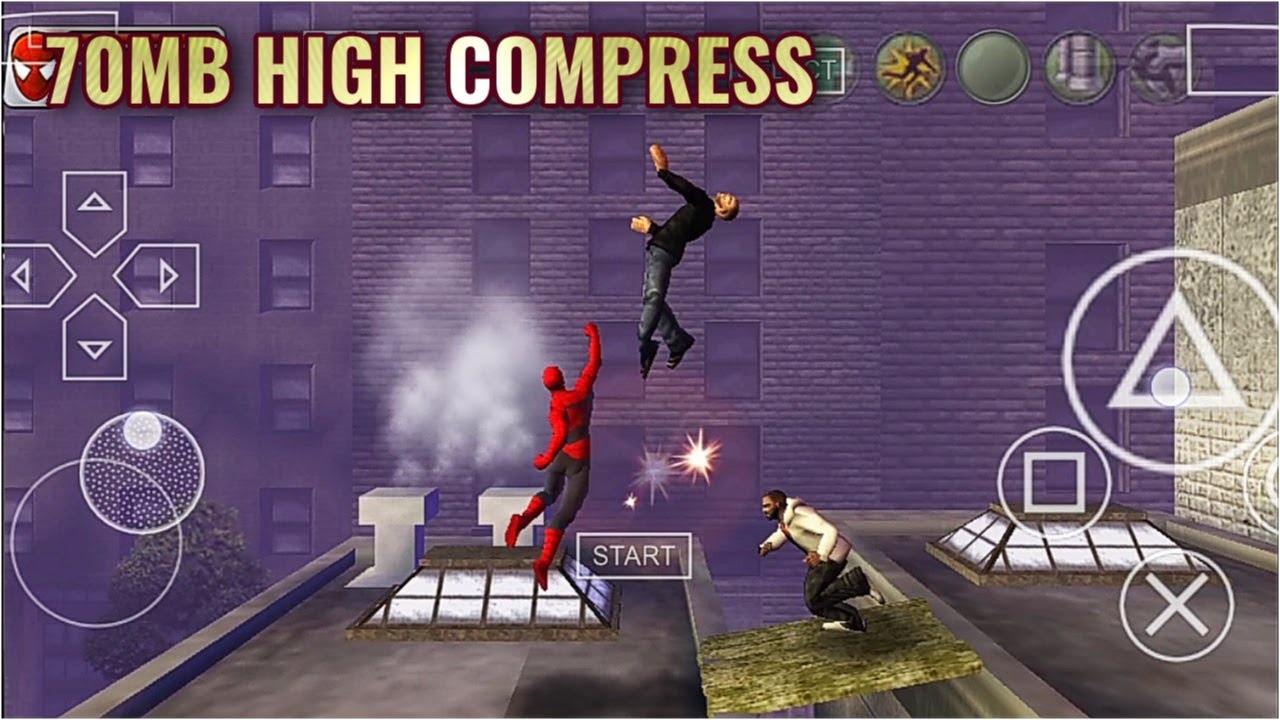 Download Spiderman Web of Shadows Psp for Android Mobile, Offline Ppsspp  Emulator